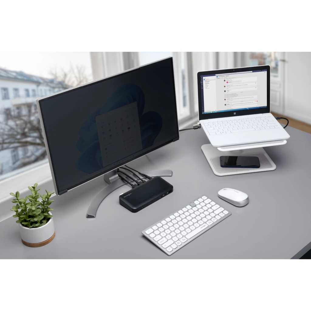Imagen 6 de Teclado Inalámbrico Kesington 2.4 GHz + Bluetooth Compact Silver