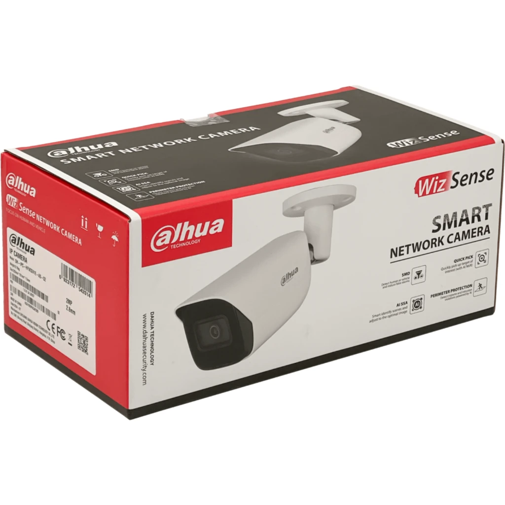 Imagen 4 de DAHUA Bala 2MP fijo-2,8mm RCA PoE IR50mt IP67 MicroSD SMD HFW3241EP-AS
