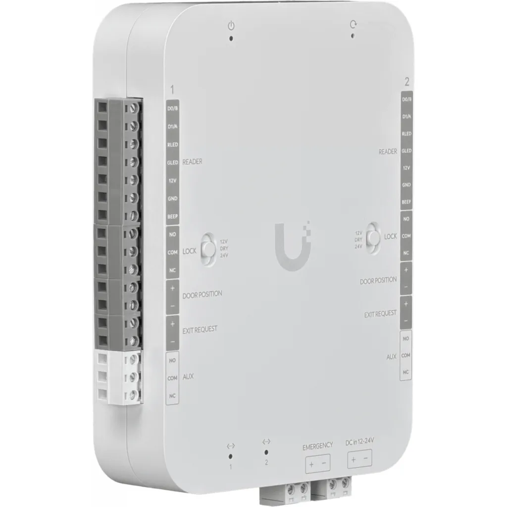 Imagen 4 de UBIQUITI Control 2-Puerta Wiegand 12/24V-Out 2-100 Riel-Din req-12/24V