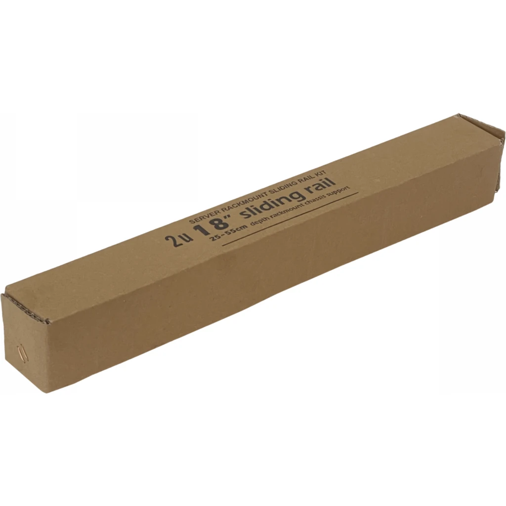 Imagen 3 de 2U Fondo-490-750mm Riel de Rack deslizable-455mm Soporta-30Kg