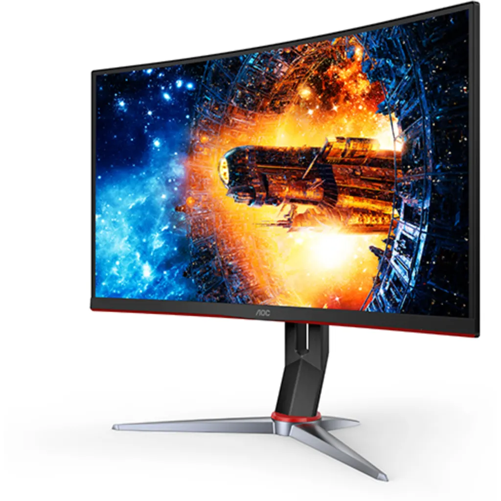 Imagen 1 de Monitor Gamer Curvo AOC C24G2 23.6" FHD 1920*1080 LED VA DP 2*HDMI VGA 1ms 144Hz