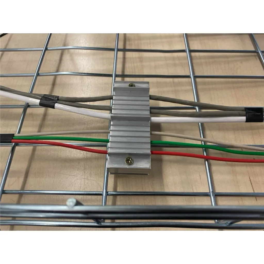 LINKCHIP Ordenador de Cables p/Escalerilla c/Base Canasto Malla Hilo