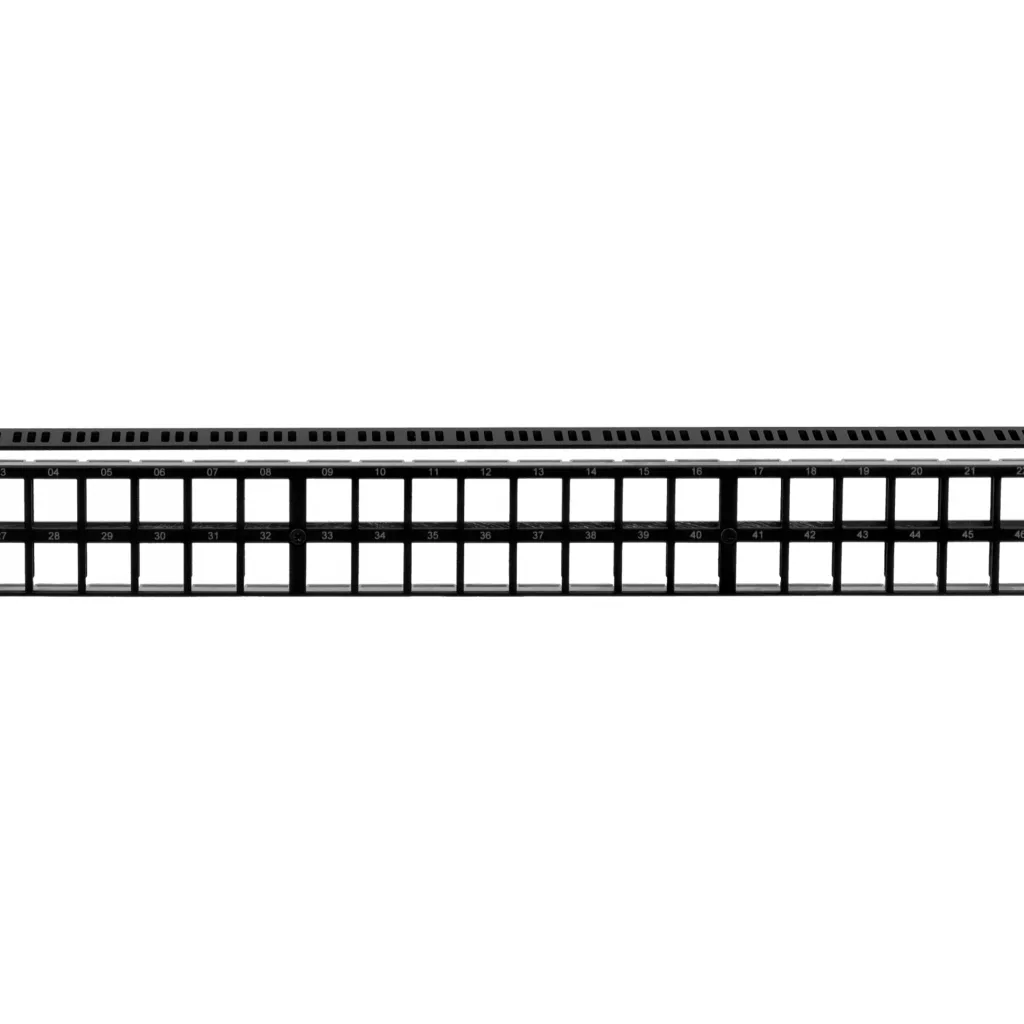 FURUKAWA Metal 48-Keystone Patch Panel 1U Vacio Unloaded 35050824