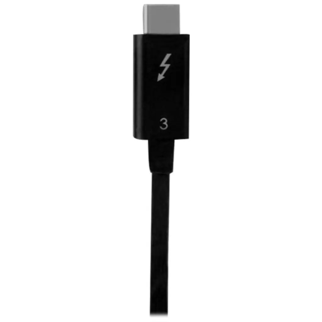 Imagen 2 de Cable Thunderbolt 3 USB-C M/M 40Gbps 0.5mts Color Negro - StarTech