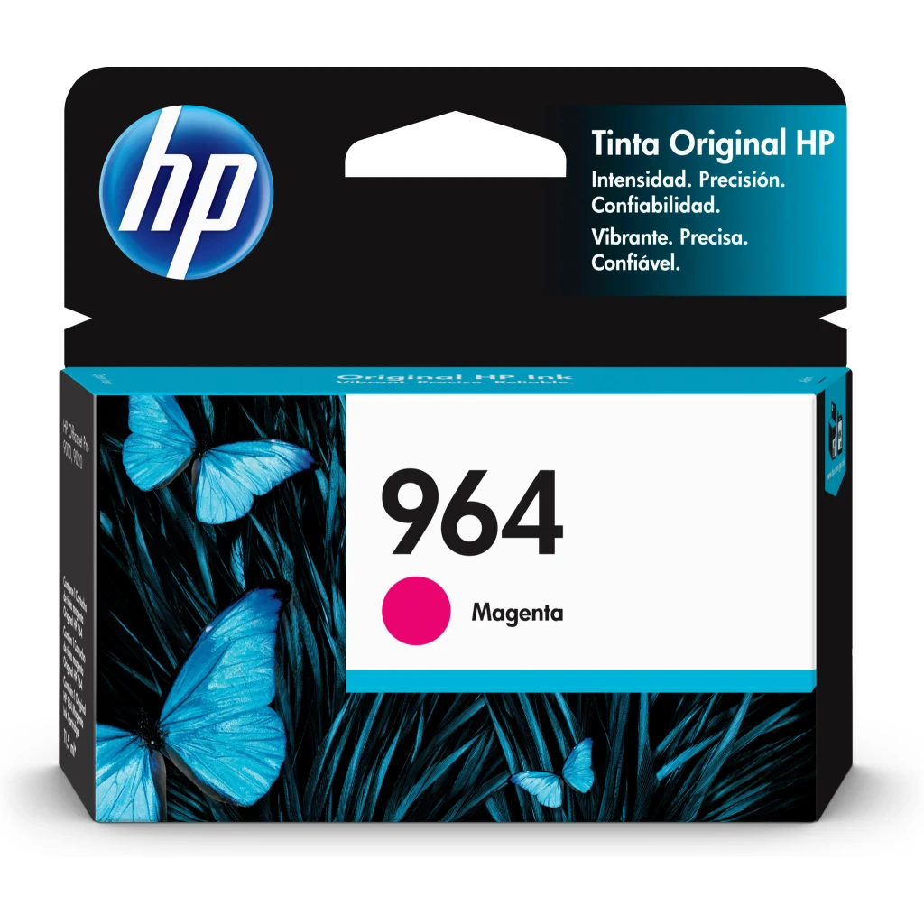 Cartridge HP 964 Magenta Impresora Tinta Officejet Pro 9010/9020, 700 Pág. 10ml