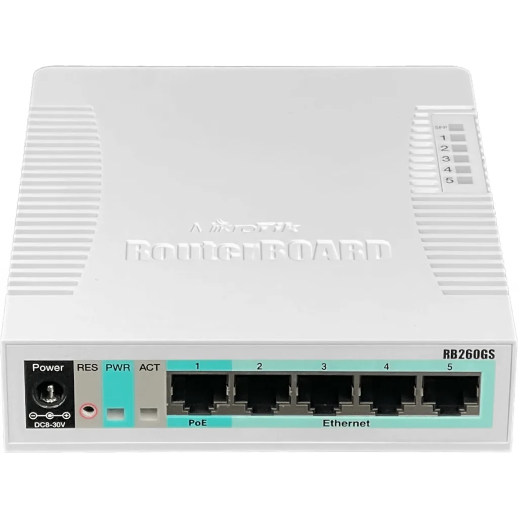 Imagen 6 de Router Mikrotik RB260GS 5 Puertos 1Slot SFP