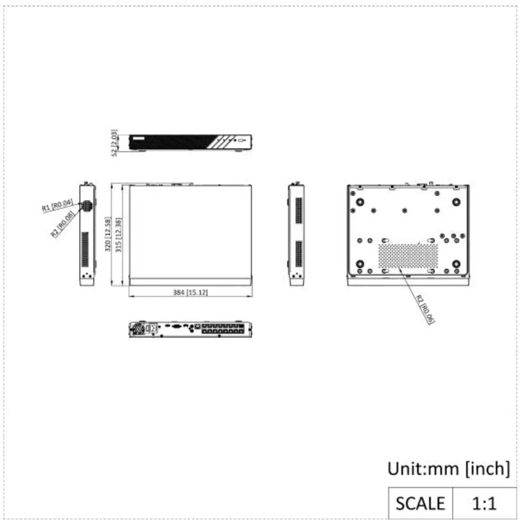 Imagen 6 de NVR IP Hikvision 16 ch 16 ch POE Capacidad 2 HDD / H265/ H264 Grabacion 160Mbps