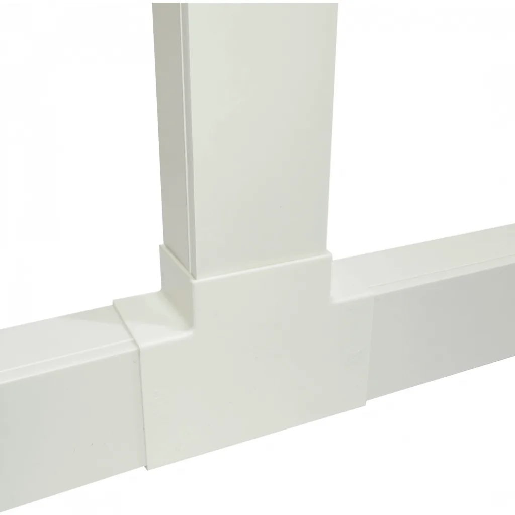 Imagen 3 de LINKCHIP 60x40mm Derivacion T Blanca Tee CCA-6040-TE. p/Canaleta QN6W.