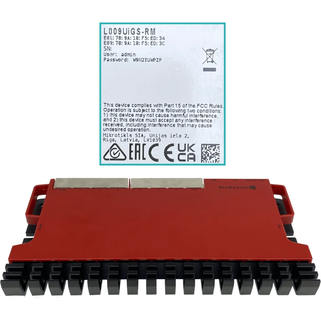 MIKROTIK 8-1000 1-SFP-2500 L5 USB3.0 CONSOLE-RJ45 POE-IN/OUT RACK-1U