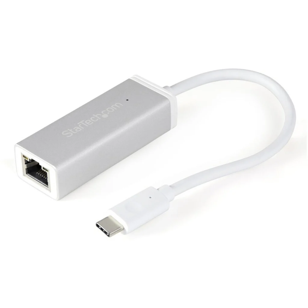 Adaptador USB-C a Red Gigabit Ethernet 10/100/1000BT(X) Pto Rj-45 Plata StarTech
