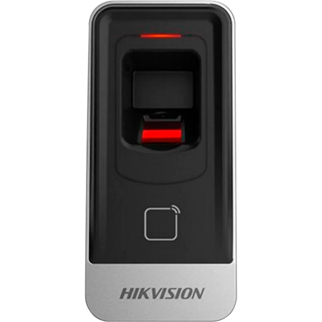 Imagen 3 de Lector Prox EM Hikvision IP65 Huella + Proxy RS-485 Int / Ext Mifare