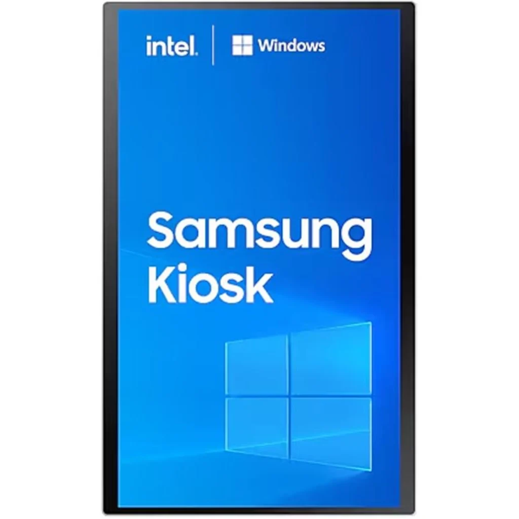 Imagen 1 de Pantalla Táctil Samsung Kiosk 24" FHD ADS Interactivo USB Win10IoTEnt (Sin WiFi, No incluye caja de Conexión) 