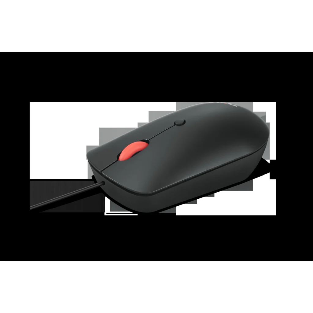 Imagen 3 de Mouse Alámbrico Lenovo ThinkPad, Óptico 2400dpi USB-C/A Negro cuervo