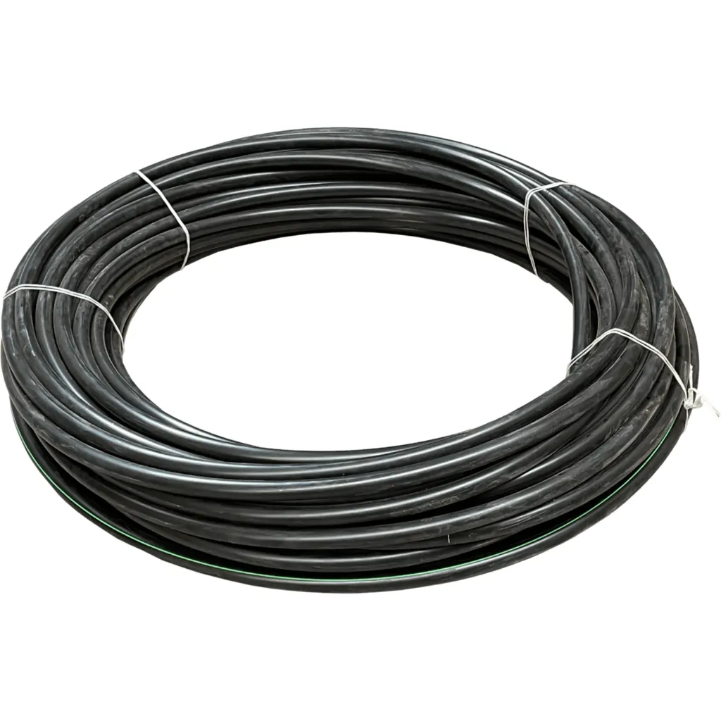 Plansa 25mm-ext 1,5mm Rollo 100mts Negra HDPE Polietileno Reciclado