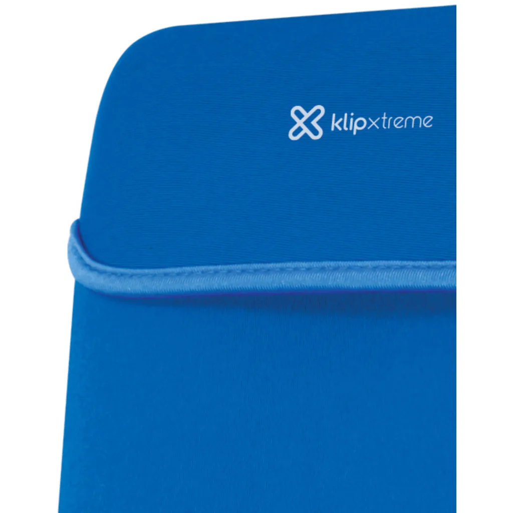 Imagen 3 de Funda KlipX KNS-415BL para Notebook hasta 15,6" reversible negro/azul neopren
