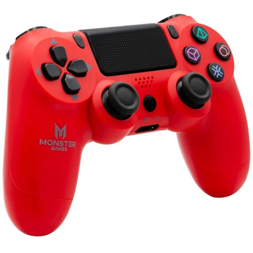 Imagen 2 de JOYSTICK PS4 BLUETOOTH ROJO 05067