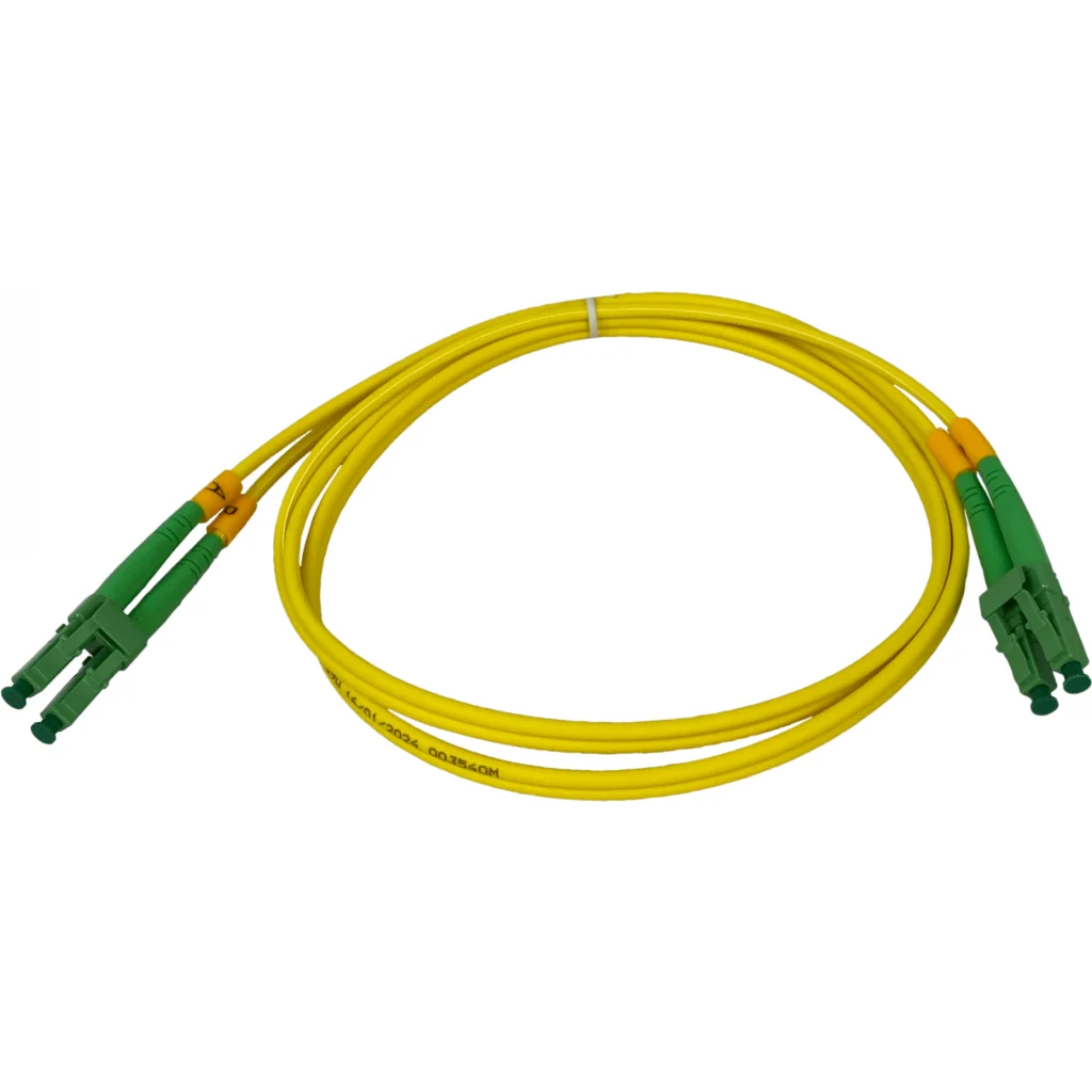 Imagen 2 de 1mt SM LC/APC-LC/APC MonoModo SM Duplex Jumper Cable Fibra 3.0mm 9/125