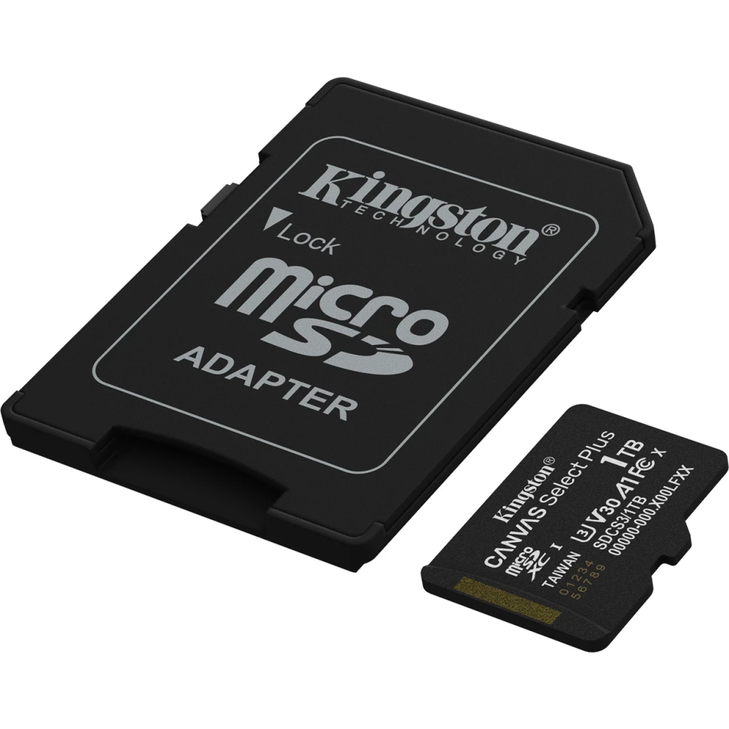 Imagen 1 de Memoria microSDXC 1TB Kingston Canvas Select Plus Clase 10 UHS-I Lec150MB/s