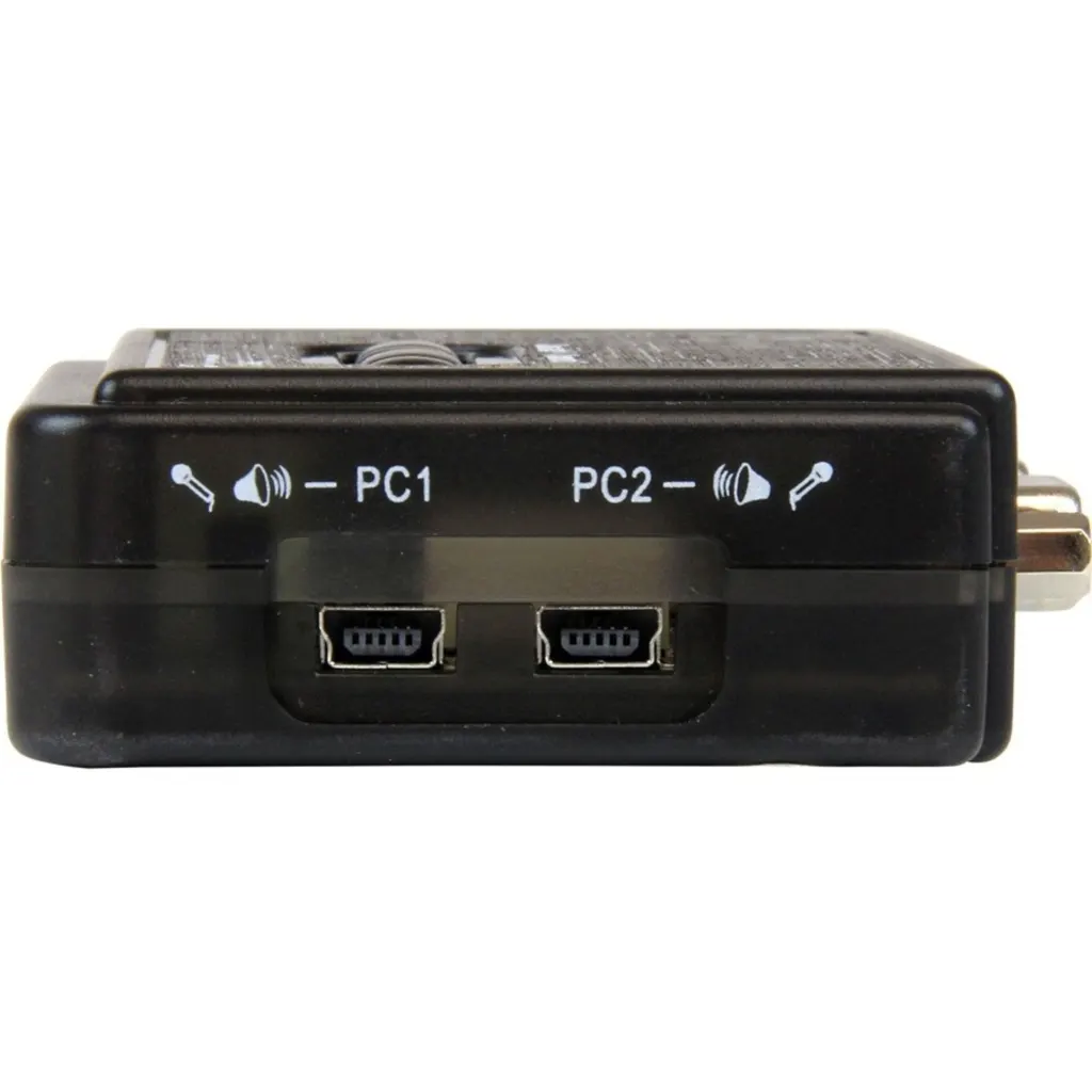 Imagen 3 de Kit Switch KVM 2 Port USB c/Audio VGA 2048x1536, PC1 PC2 - StarTech