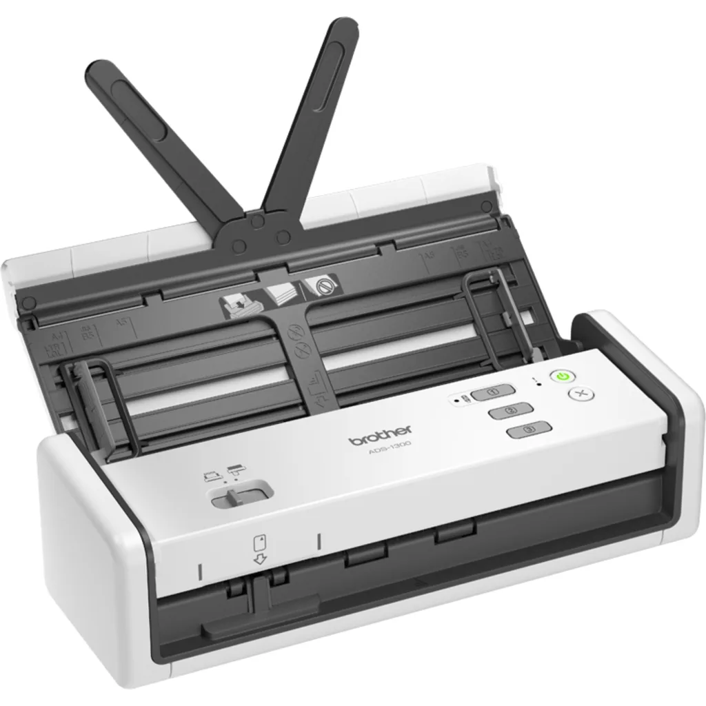 Imagen 7 de Escáner de Escritorio Brother ADS1300, 30ppm 60ipm ADF USB-C USB2.0 Host