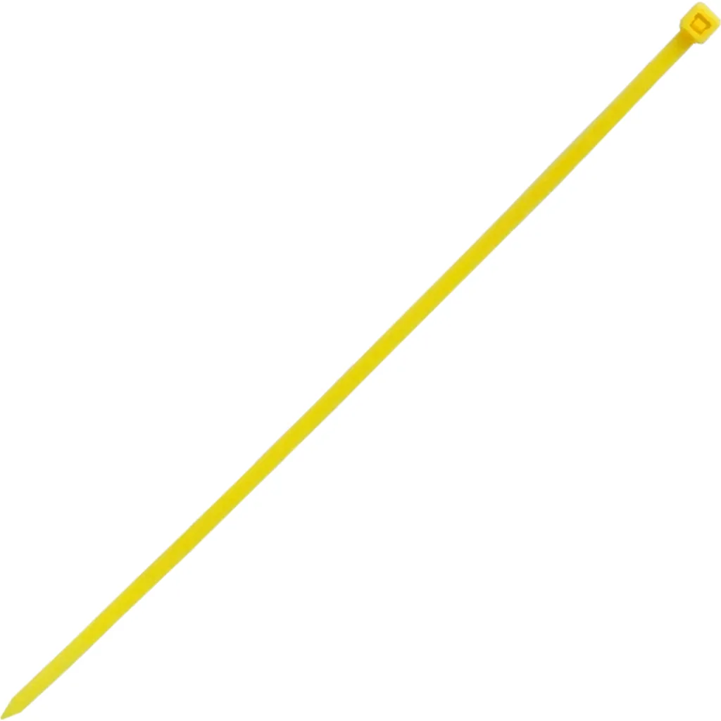 Imagen 2 de 50-un 200x3,5mm Amarillo Amarra Plastica Nylon 3.5x200mm
