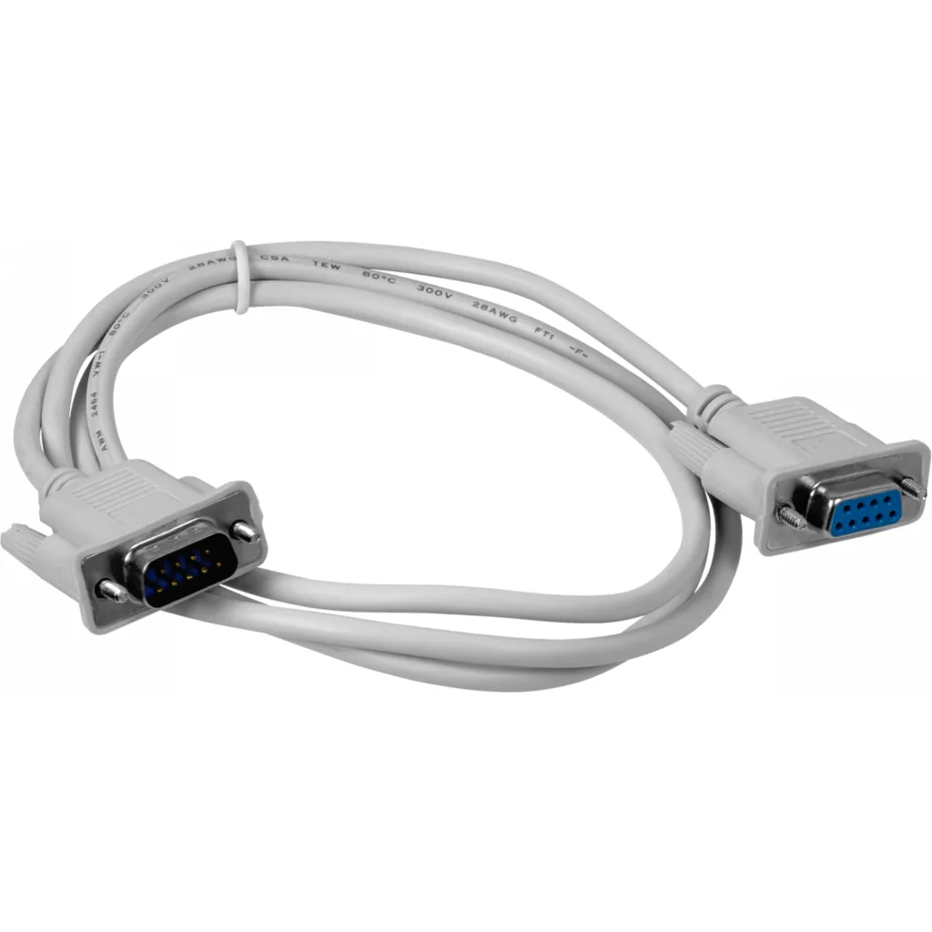 Straight 1,5mt DB9-Hembra-Macho 150cm Cable Directo Serial RS232 DE-09