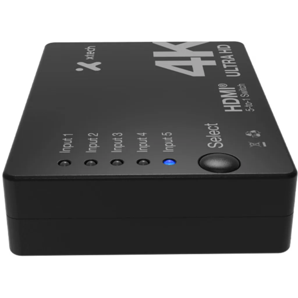 Imagen 3 de Switch X-Tech XHA-430, HDMI® de 5 puertos