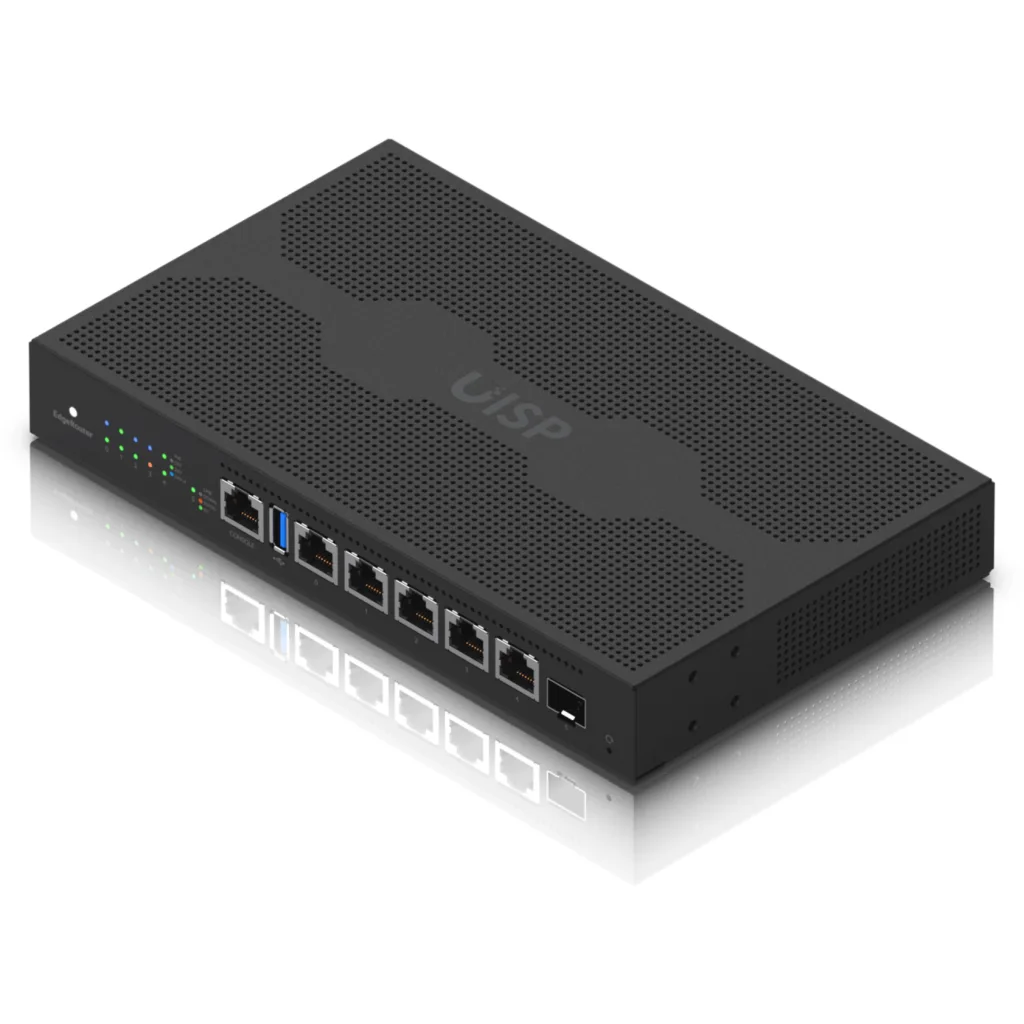 Imagen 5 de ER-6P UBIQUITI 5-1000POE24 1-SFP USB CONSOLE-RJ45 Router inc24V 800MHz-Dual