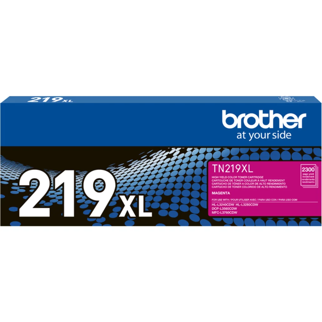 Toner Brother XL TN219XLM MAGENTA, CPL3560CDW HLL3280CDW MFCL3760CDW 2.300 Pág