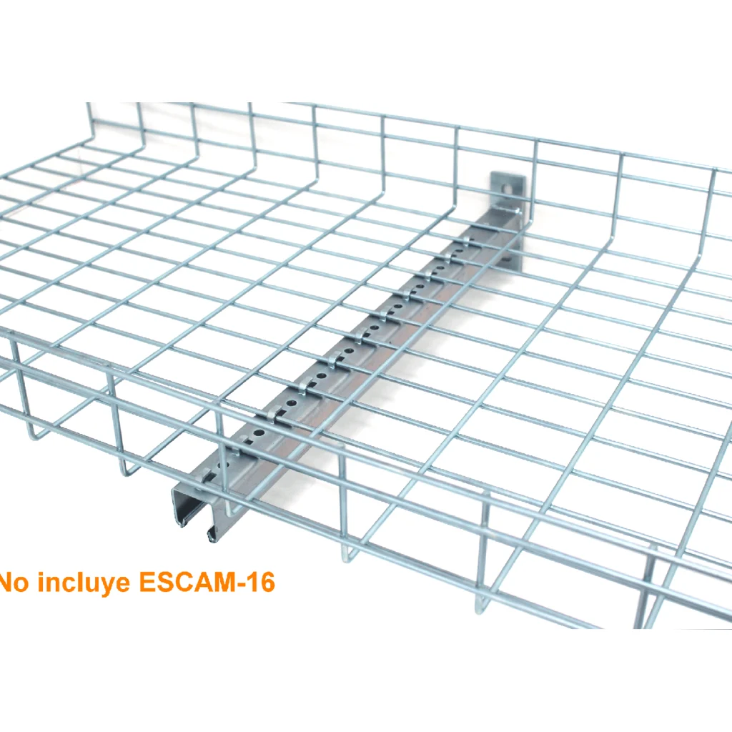 LINKCHIP Soporte 637x133mm Mural 63cm BaseStrut p/Escalerilla ESCAM-16