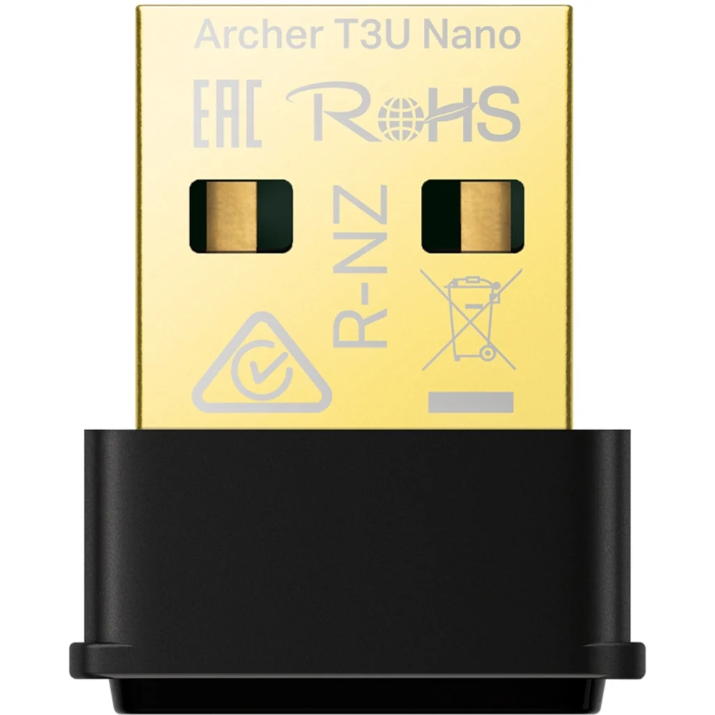 Adaptador de Red Nano USB TP-Link Archer T3U USB 2.0 Wi-Fi 5