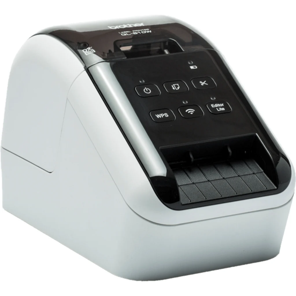 Imagen 1 de Rotuladora Brother QL 810W, 58mm 110cpm 600x300dpi USB Wireless (b/g/n)