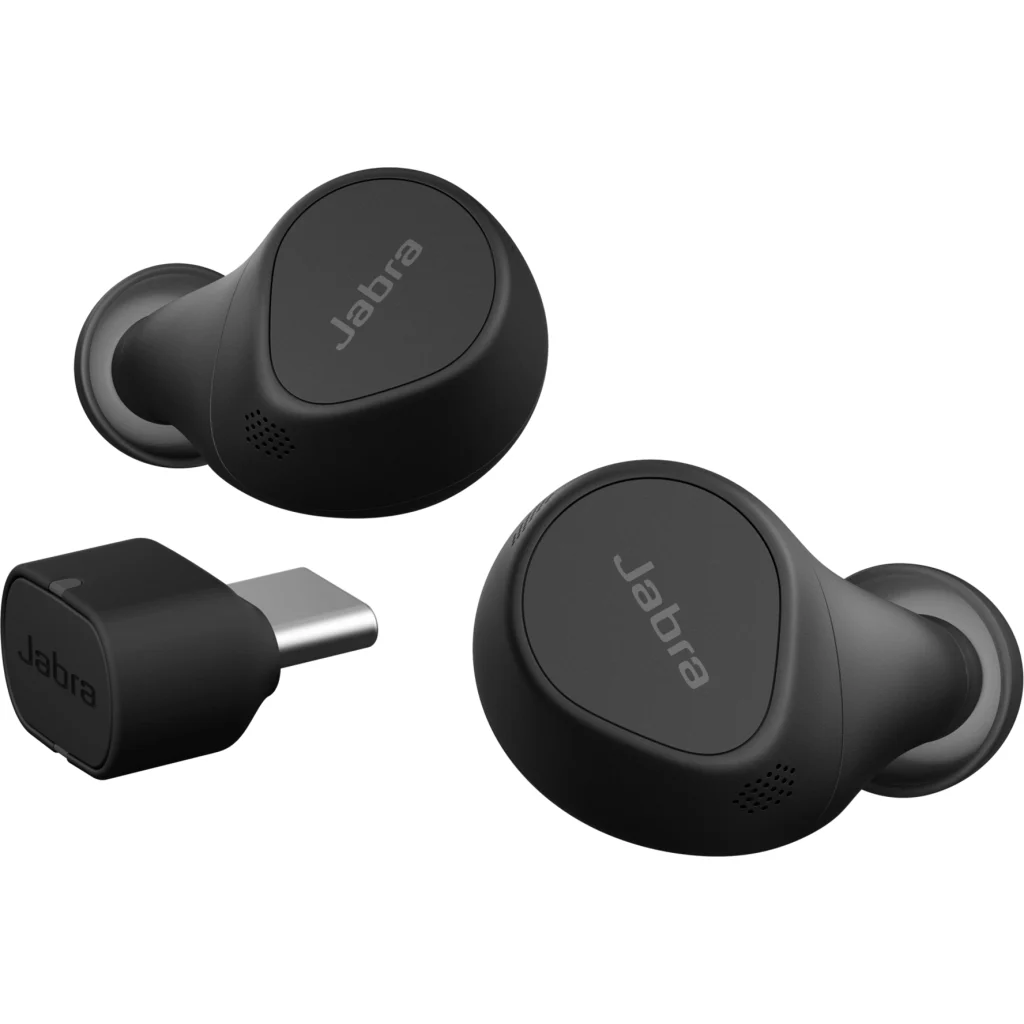 Imagen 1 de Audífonos Inalámbricos Jabra Evolve2 Buds MS con Estuche de Carga, BT 5.2, USB-C