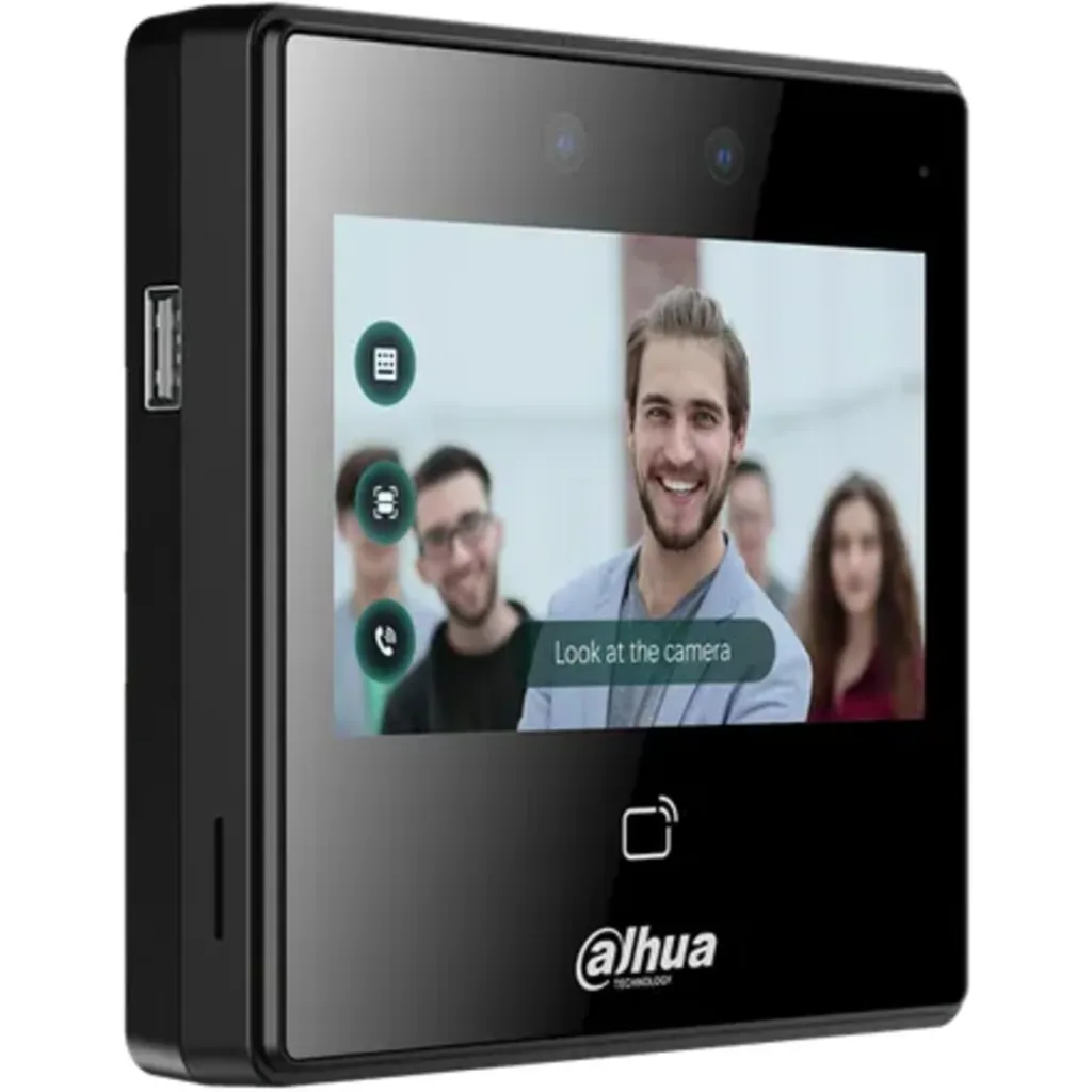 Imagen 2 de DHI-ASI3213A-W. Control de Acceso Standalone Facial y Tarjeta Dahua Pantalla 4 SIP Uso Interior