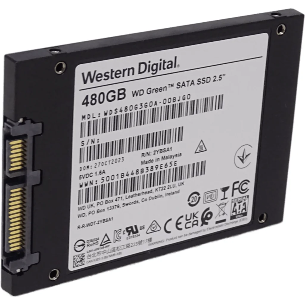 Imagen 3 de WESTERNDIGITAL 480GB 545-520mb/s Sata3 2.5 7mm SSD Solido WDS480G3G0A