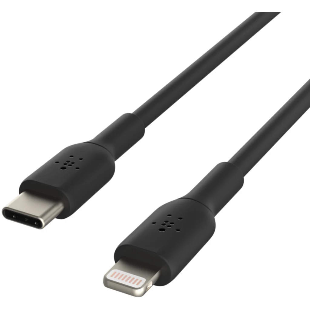 Imagen 1 de Cable Lightning a USB-C Boost Charge Largo 1mt Color negro - Belkin CAA003BT1MBK