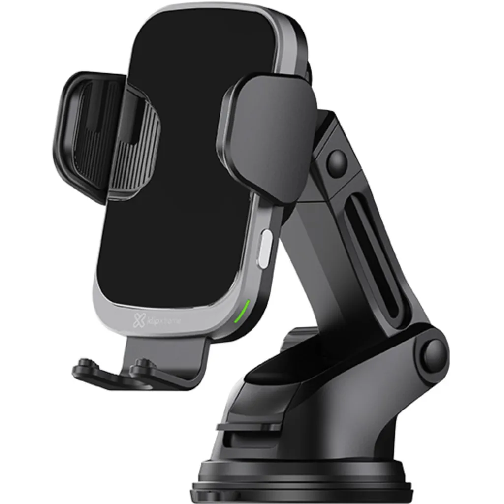 Imagen 2 de Klip Xtreme - Car wireless charging holder - 15 Watt - 24 pin USB-C - Cellular phone - Wireless - Para Smartphones - Automatic