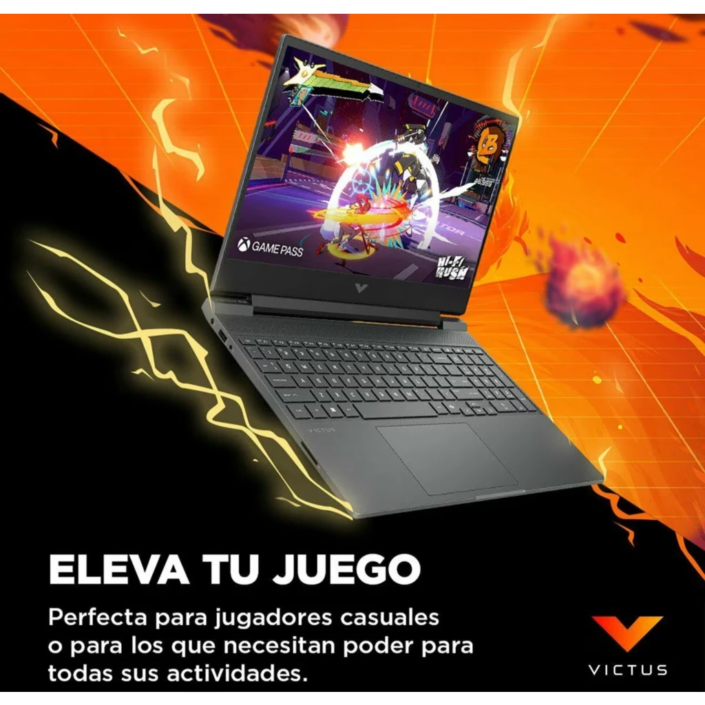 Imagen 1 de Notebook HP Victus AMD R7-8845HS RAM 16GB SSD 1TB 15.6" RTX4050-06GB W11H (Nuevo, Caja Abierta)