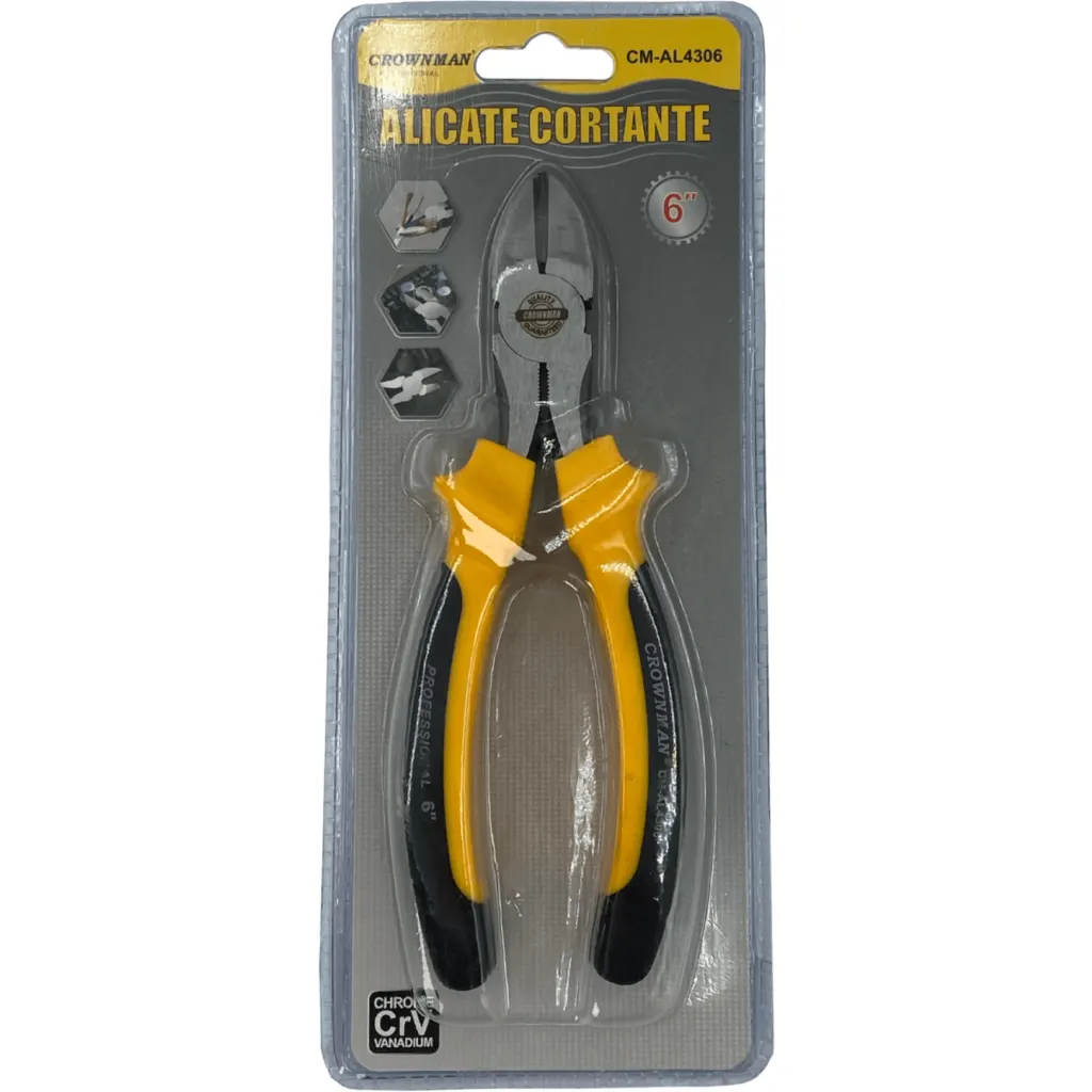 CROWNMAN 6-Pulgadas Alicate Cortante 160mm