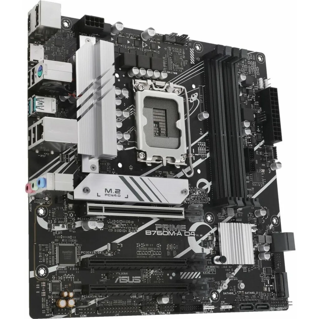Imagen 5 de Tarjeta Madre Asus PRIME B760M-A D4 LGA1700 14°G 4*DDR4 2*M.2 DP HDMI USB3.2