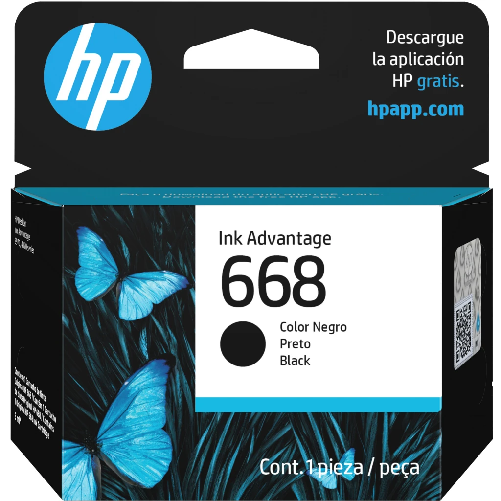 HP 668 (Negro) [7FP37VL]