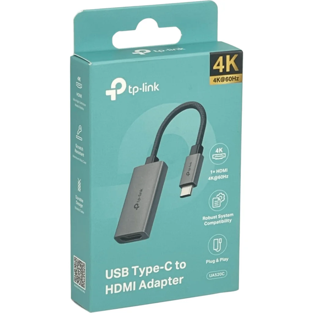 Imagen 2 de Adaptador de Video TP-Link UA520C, USB Type-C a HDMI 4K@60Hz Plug & Play