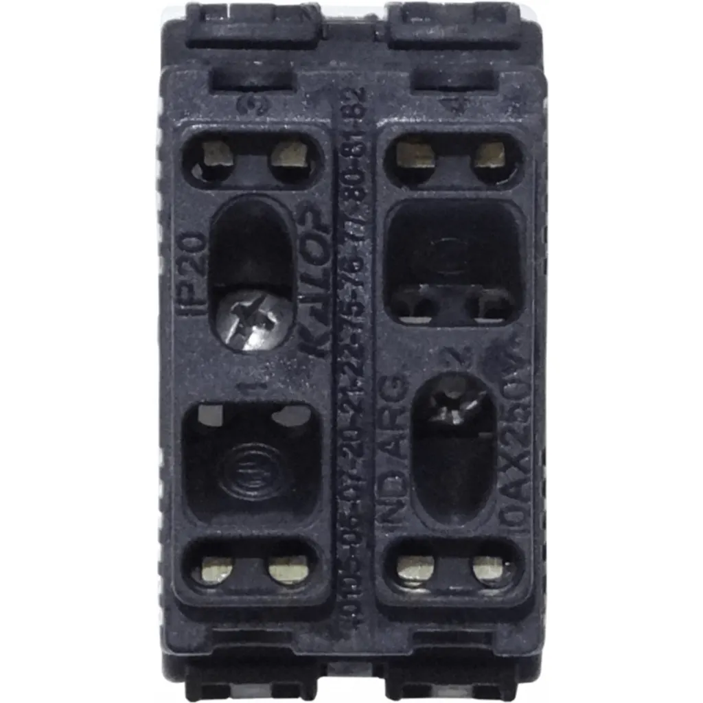KALOP Blanco Bipolar 9/24 6pin Interruptor 10A 250V req/KEP-A KL40180