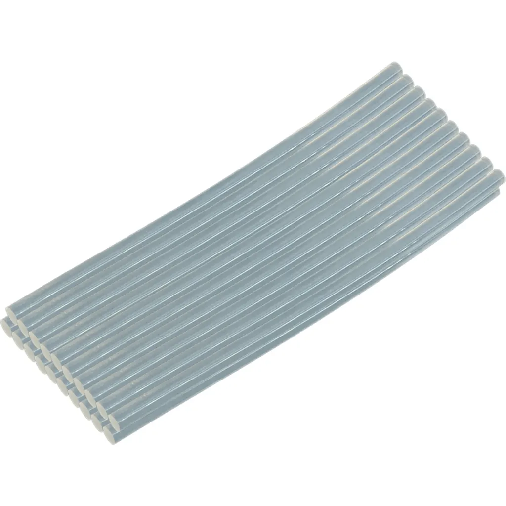 Barras 7mm x 20cm 20-unidades silicona transparente 9/32p Hot-Glue
