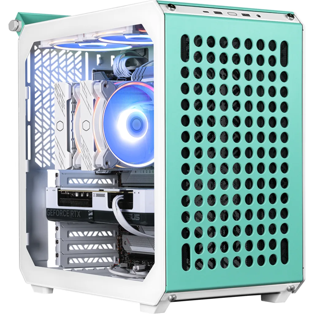 Imagen 8 de Gabinete Cooler Master Qube 500 Flatpack, Mid Tower USB3.2 USB-C Macaron Edition