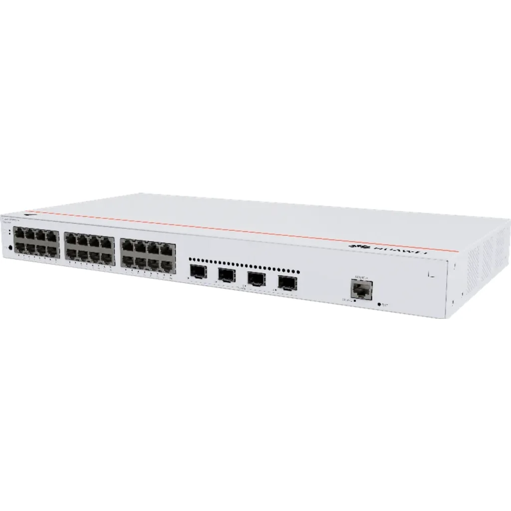 Imagen 3 de S220-24T4X. Switch Huawei eKit 24 puertos 10/100/1000Base-T 4 Puertos 10 GE SFP+ capacidad de conmutación de 128 Gbit/s capacidad de reenvió de paquetes de 95 Mpps