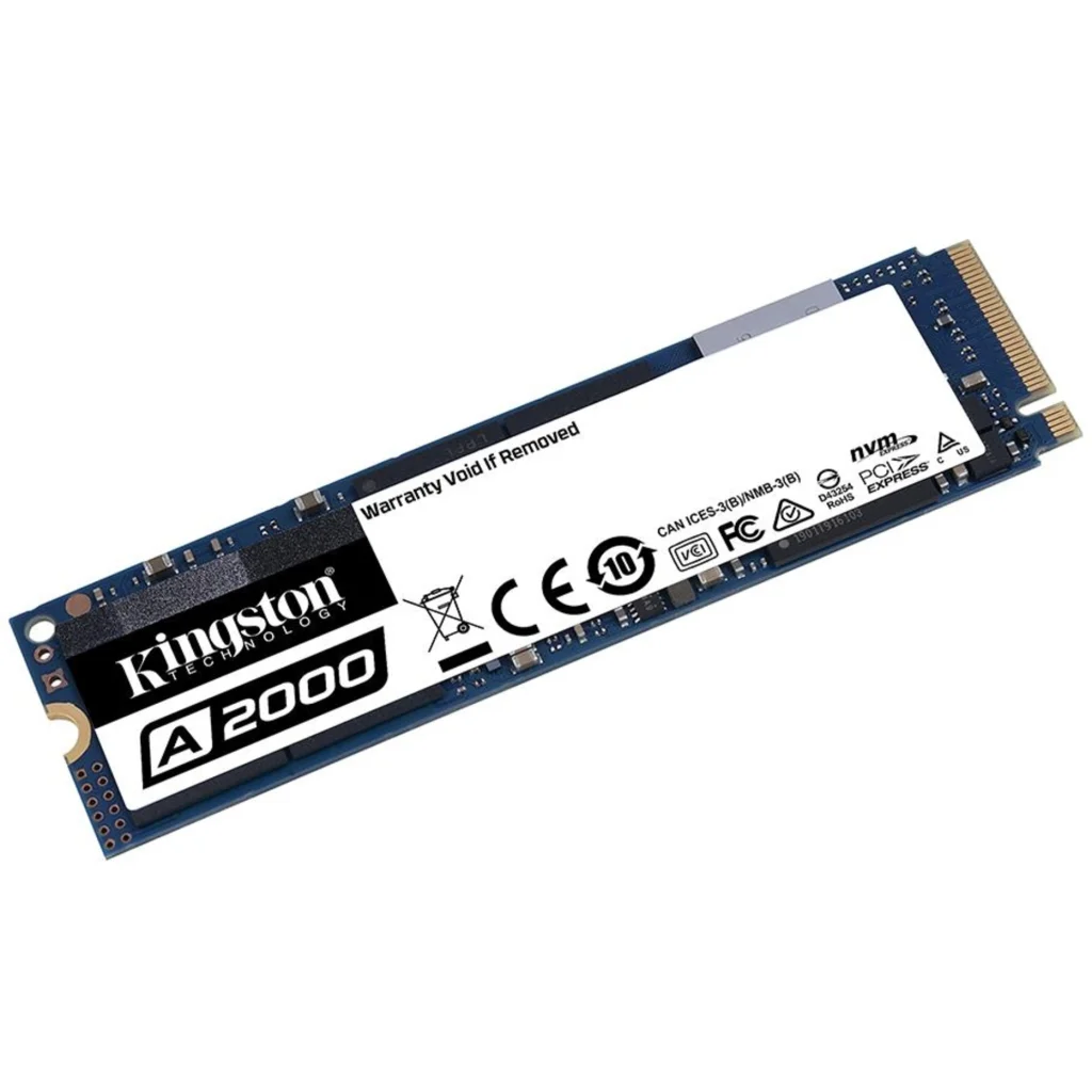Imagen 1 de Unidad SSD Kingston A2000 500GB M.2 22*80 PCIe 3D NAND Lect2200Mbs Esc2000Mbs (Reacondicionado)