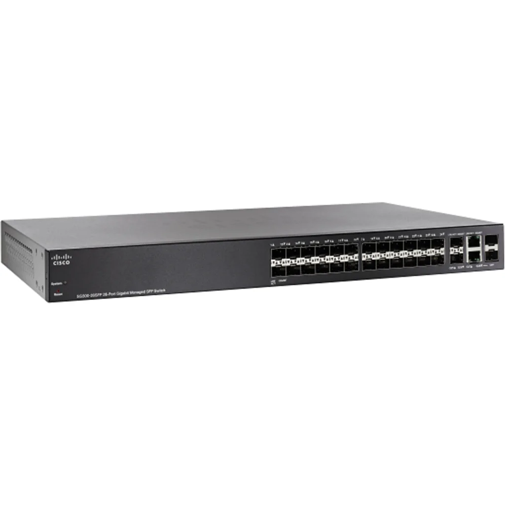 SG300-28SFP 28-port Gigabit SFP Managed (Reacondicionado)
