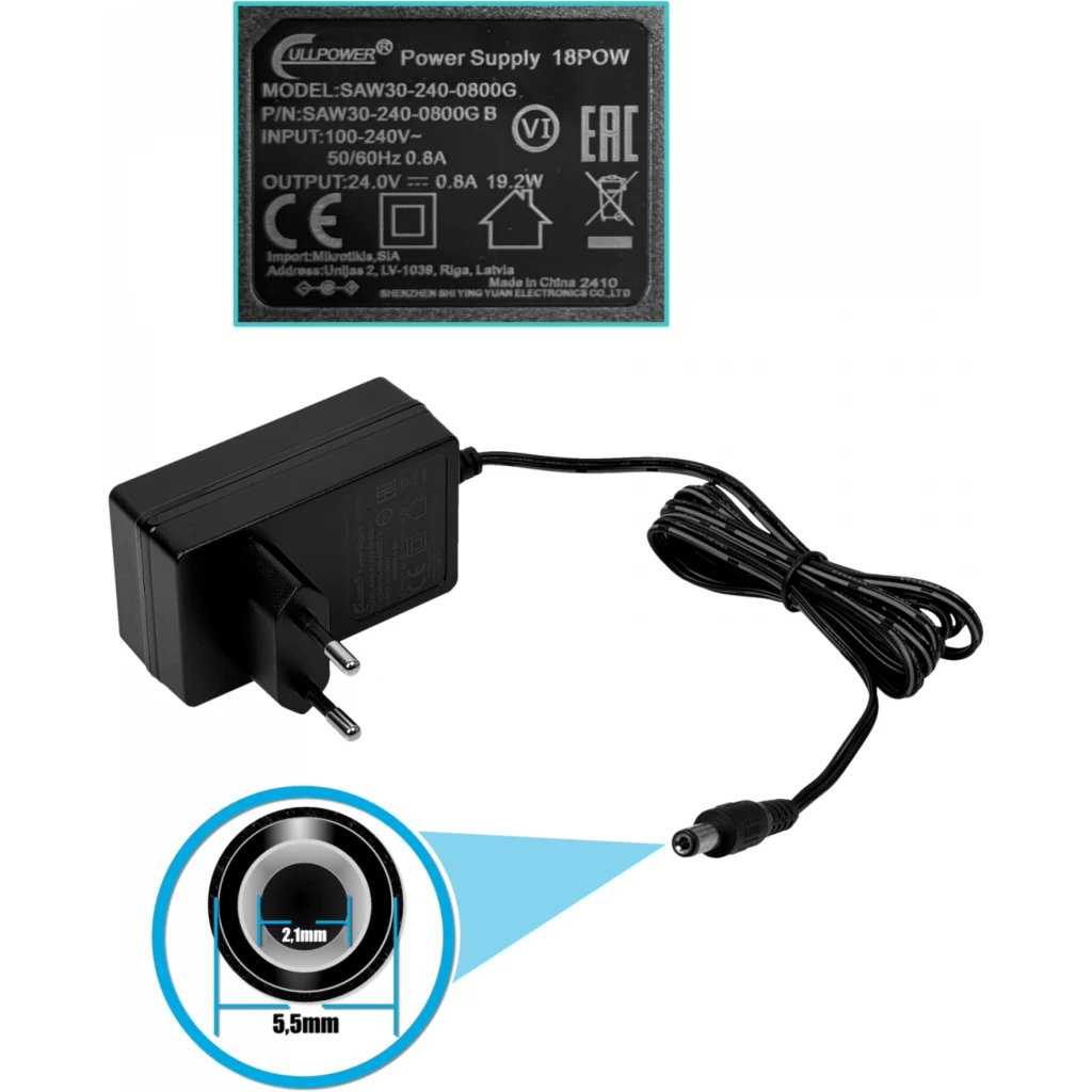 Imagen 3 de MIKROTIK L4 2,4GHz 50mW 1,2dBi 2-100 1-USB PoE-in(10-57V/af-at)-out