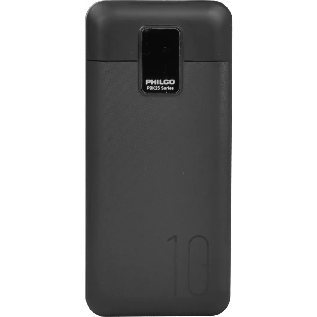 Imagen 1 de PHILCO Banco de Bateria 10000mAh 2-USB-C USB-A 37Wh Max-22,5W Portatil